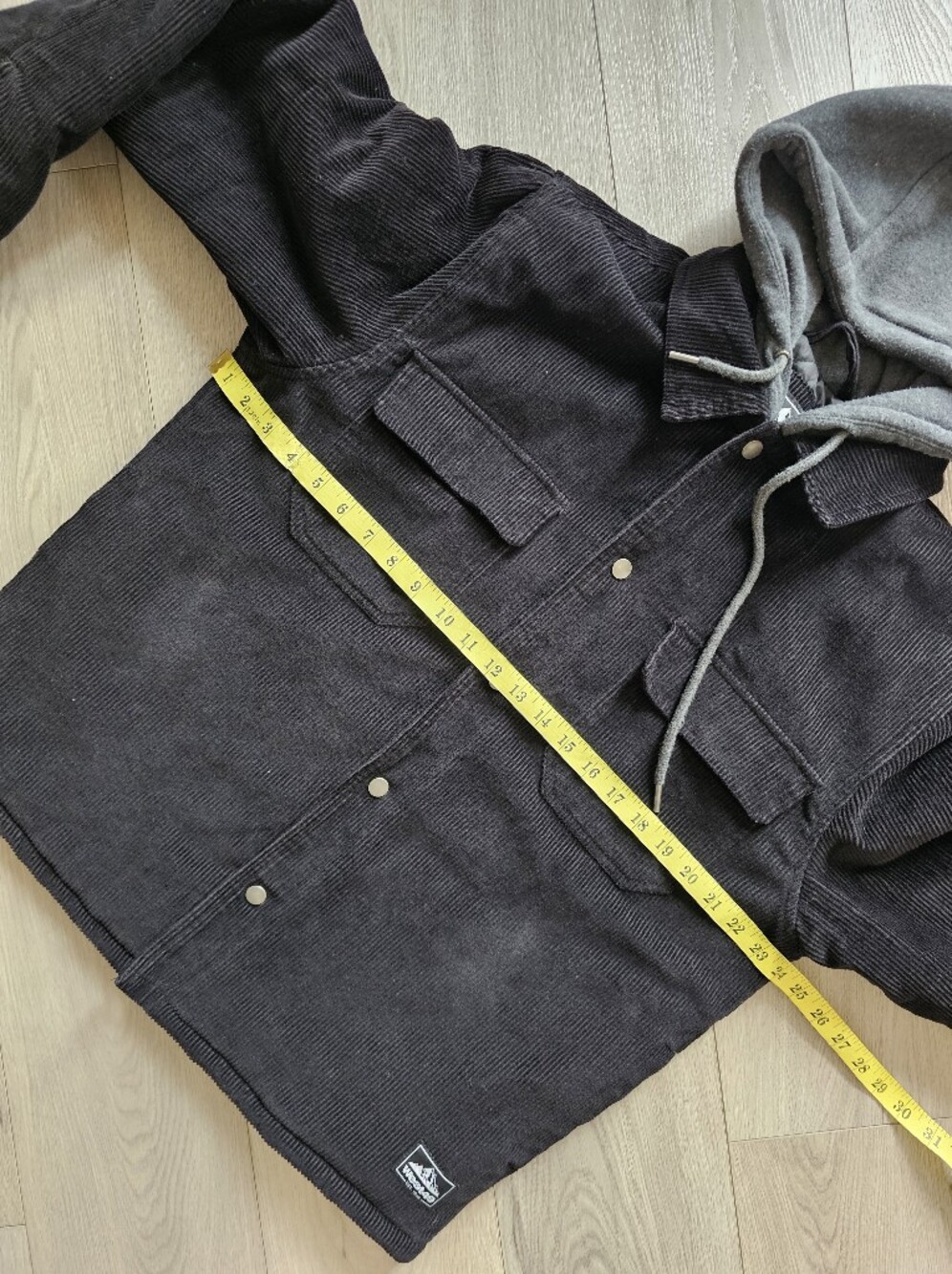 West 49 Corduroy Hooded Autumn Fall Jacket, Small - Picture 10 of 13